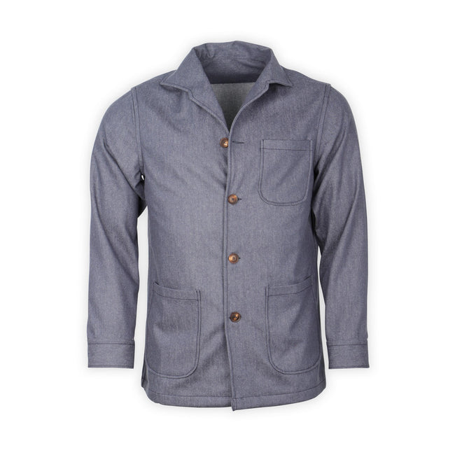 Overshirt - Plain Wool Buttoned