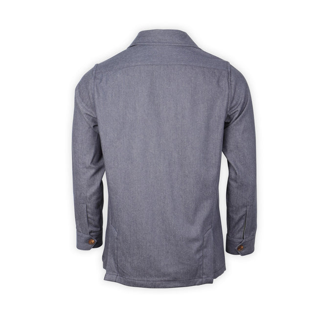 Overshirt - Plain Wool Buttoned