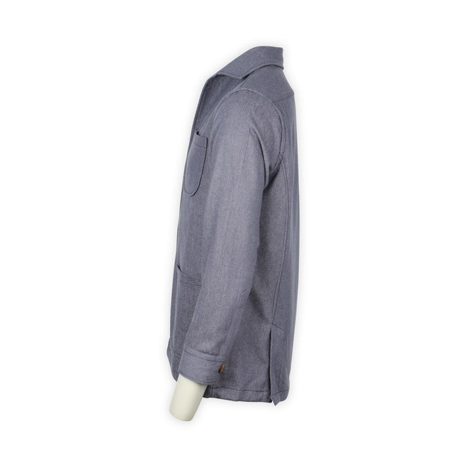 Overshirt - Plain Wool Buttoned