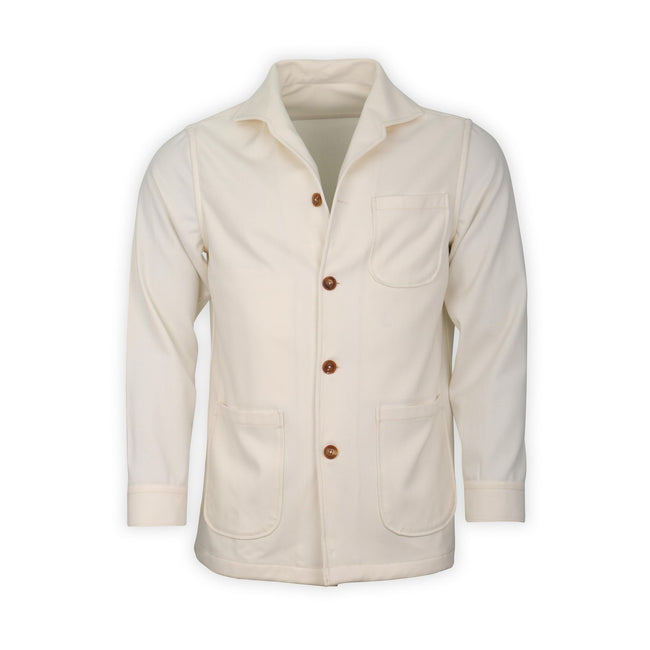 Overshirt - Plain Wool Buttoned