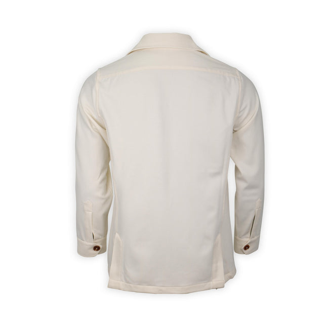 Overshirt - Plain Wool Buttoned