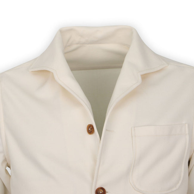 Overshirt - Plain Wool Buttoned