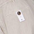Pants - Jogger Elastic Waist Zip Linen, Cotton Stretch