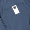 Pants - Jogger Elastic Waist Zip Linen, Cotton Stretch