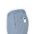Pants - Jogger Elastic Waist Zip Linen, Cotton Stretch