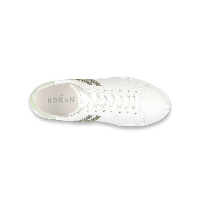 Sneakers - H365 Leather & Rubber Soles Lace-Ups