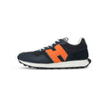 H383 New Running Coloured Suede And Canvas Sneakers