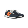 H383 New Running Coloured Suede And Canvas Sneakers
