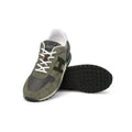 H383 New Running Coloured Suede And Canvas Sneakers
