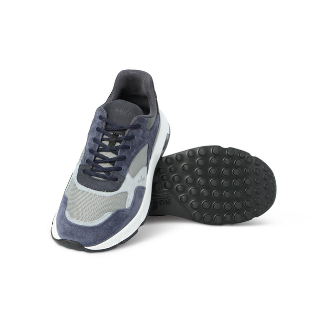 Sneakers - Hyperlight Suede, Nylon & Thick Rubber Soles Lace-Ups