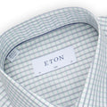 Shirt - Checkered Cotton Single Cuff Slim Fit