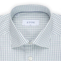 Shirt - Checkered Cotton Single Cuff Slim Fit