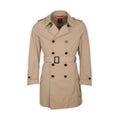 Trench Coat - Nylon Double-Breasted + Belt