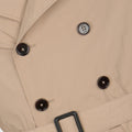 Trench Coat - Nylon Double-Breasted + Belt