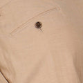 Two Piece Suit - Herringbone Cotton & Silk Unfinished Sleeves