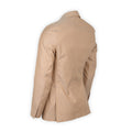Two Piece Suit - Herringbone Cotton & Silk Unfinished Sleeves