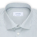 Shirt - Checkered Cotton Single Cuff Regular Fit