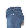 Jeans - BARD Cotton, Viscose & Polyester Stretch Purple Blue Patch