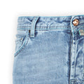 Jeans - NICK Cotton Stretch Turquoise Patch