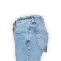 Jeans - NICK Cotton Stretch Turquoise Patch
