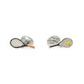 Cufflinks - Racket, Tennis Ball Sterling Silver & Enamel