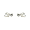 Cufflinks - Labrador Dog With Sapphire Eyes Sterling Silver