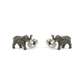 Cufflinks - Elephant Sterling Silver