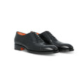 Oxfords - Polished Leather & Bimaterial Soles Lace-Ups
