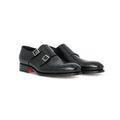 Double Monks - CARTER Polished Leather & Bimaterial Soles