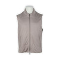 Waistcoat - Jersey Wool With Knitted Sides Zippped