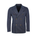 Double-Breasted Blazer - Drill Cotton Stretch 6 Buttons