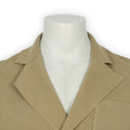 Double-Breasted Blazer - Cotton Knitted Finished Sleeves