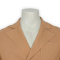 Double-Breasted Blazer - Cotton Knitted Finished Sleeves