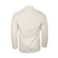 Double-Breasted Blazer - Cotton Knitted Finished Sleeves