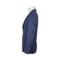Two Piece Suit - Easy Wear Wool & Polyester Stretch Unfinished Sleeves