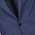 Two Piece Suit - Easy Wear Wool & Polyester Stretch Unfinished Sleeves