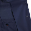 Two Piece Suit - Easy Wear Wool & Polyester Stretch Unfinished Sleeves