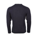 Cable Knit Sweater - HONLEY Cotton & Cashmere Crew Neck