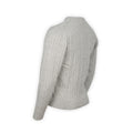 Cable Knit Sweater - HONLEY Cotton & Cashmere Crew Neck