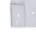 Shirt - Tricolor Striped Cotton Single Cuff