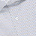 Shirt - Tricolor Striped Cotton Single Cuff