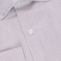 Shirt - Tricolor Checkered Cotton Single Cuff