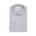 Shirt - Tricolor Checkered Cotton Single Cuff