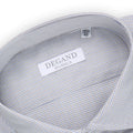 Shirt - Tricolor Checkered Cotton Single Cuff