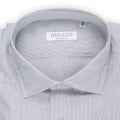 Shirt - Tricolor Checkered Cotton Single Cuff