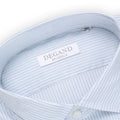 Shirt - Tricolor Striped Cotton Single Cuff