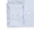 Shirt - Tricolor Striped Cotton Single Cuff