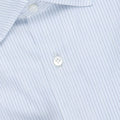 Shirt - Tricolor Striped Cotton Single Cuff