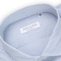 Shirt - Tricolor Checkered Cotton Single Cuff