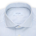 Shirt - Striped 3/1 Cotton & Lyocell Single Cuff Slim Fit